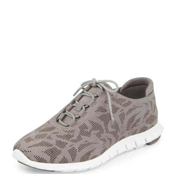 Cole Haan Shoes - COLE HAAN ZeroGrand Perforated Leather Sneaker